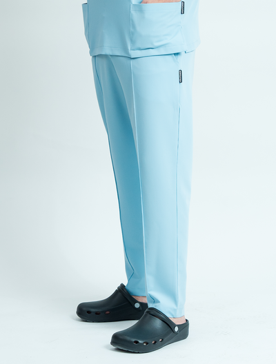 Pantaloni medicali Signature Tailored Barbat - Baby Blue