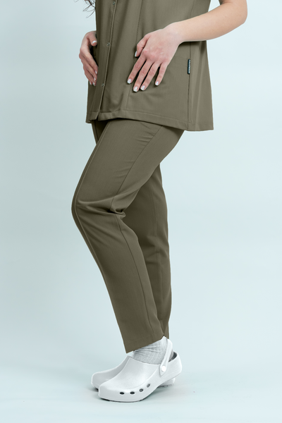 Costum medical Signature Snap Dama - Beige Green
