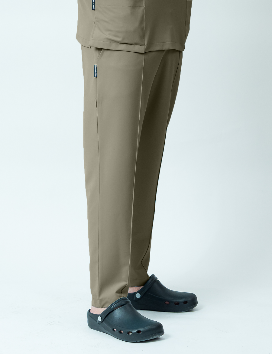 Pantaloni medicali Signature Tailored Barbat - Beige Green