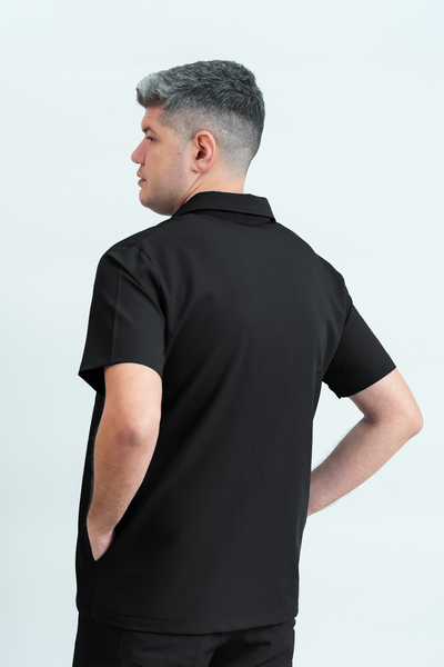 Bluză medicală Signature Polo Barbat - Black