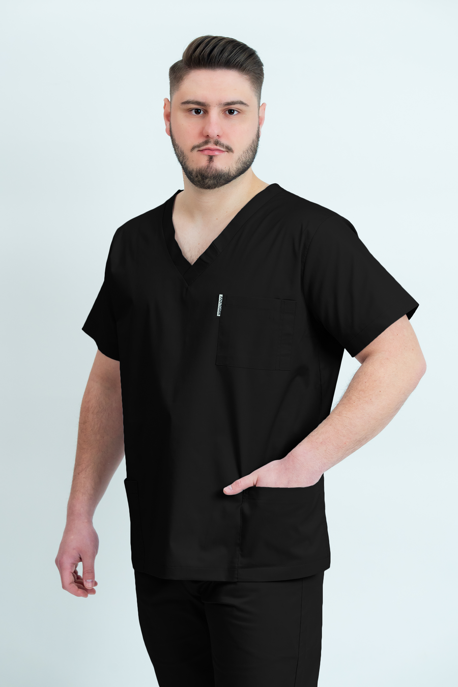 Bluză medicală Core Utility Barbat - Black