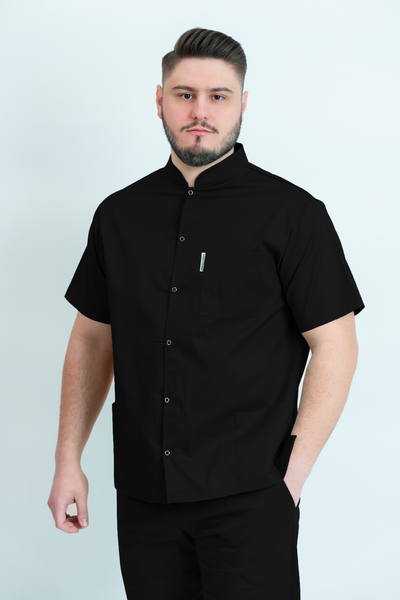 Bluză medicală Core Snap Barbat - Black