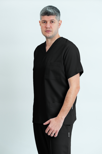 Bluză medicală Signature Utility Barbat - Black