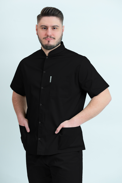 Bluză medicală Core Snap Barbat - Black