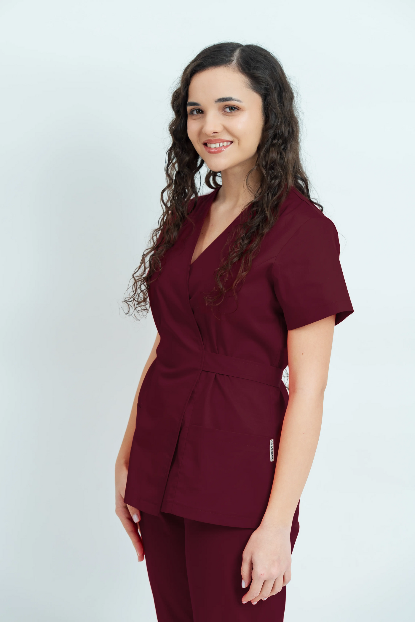 Costum medical Core Wrap Dama - Burgundy