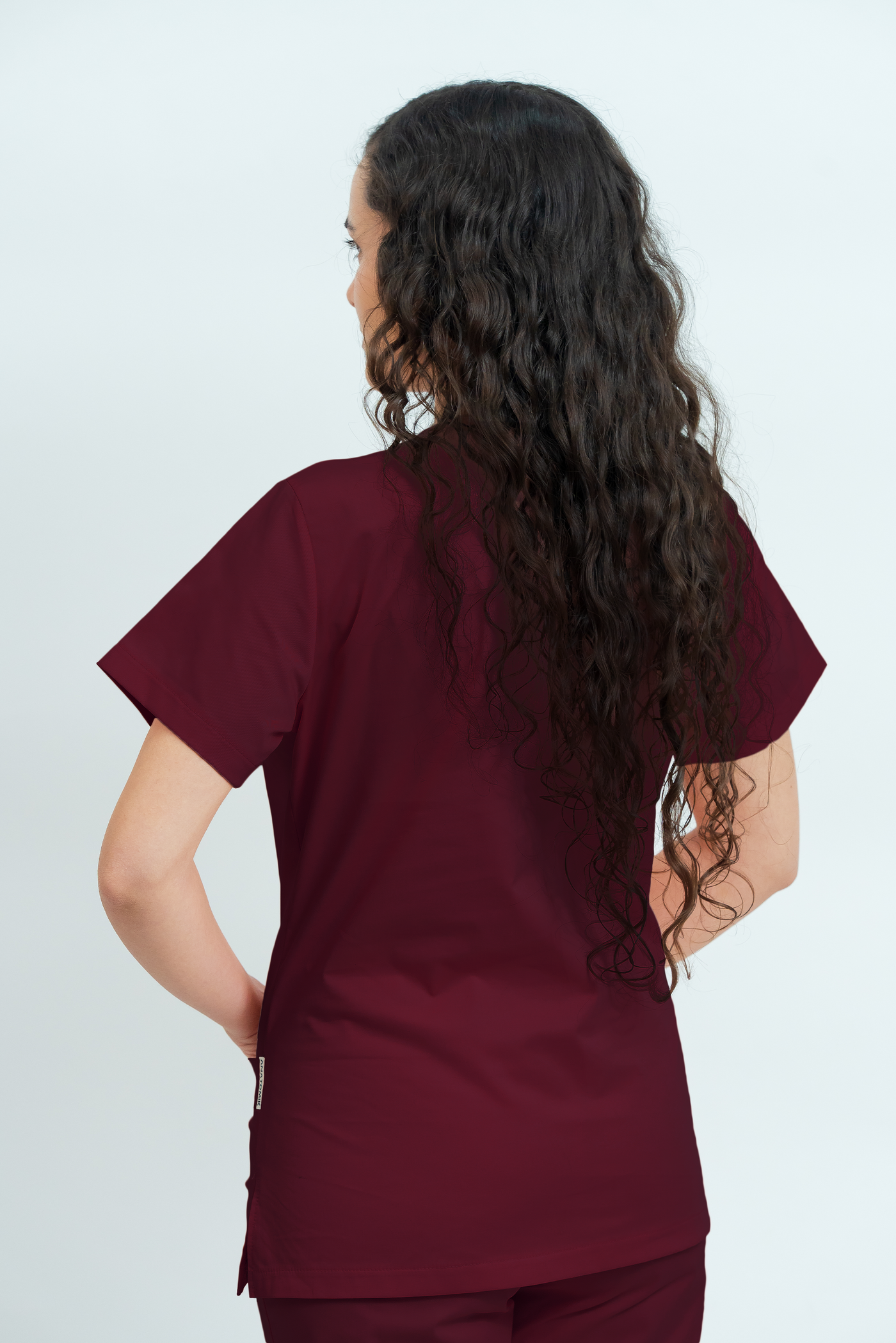 Costum medical Core Minimal Dama - Burgundy