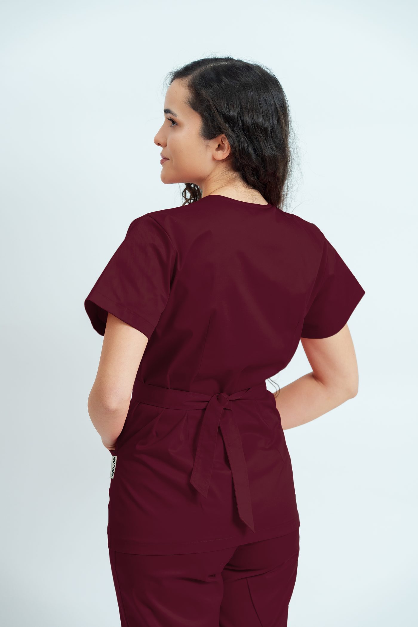 Costum medical Core Wrap Dama - Burgundy
