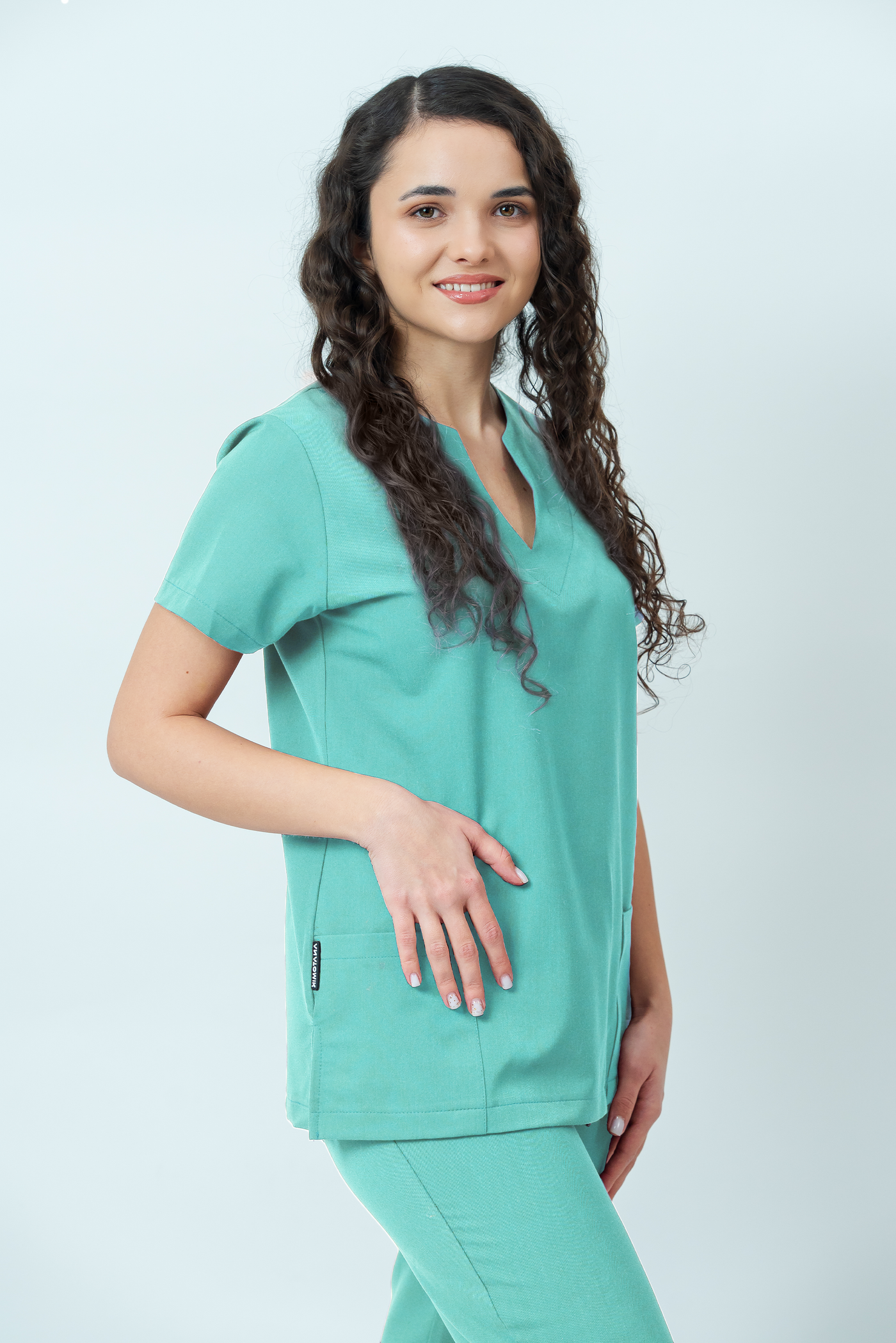 Bluză medicală Signature Minimal Dama - Caribe