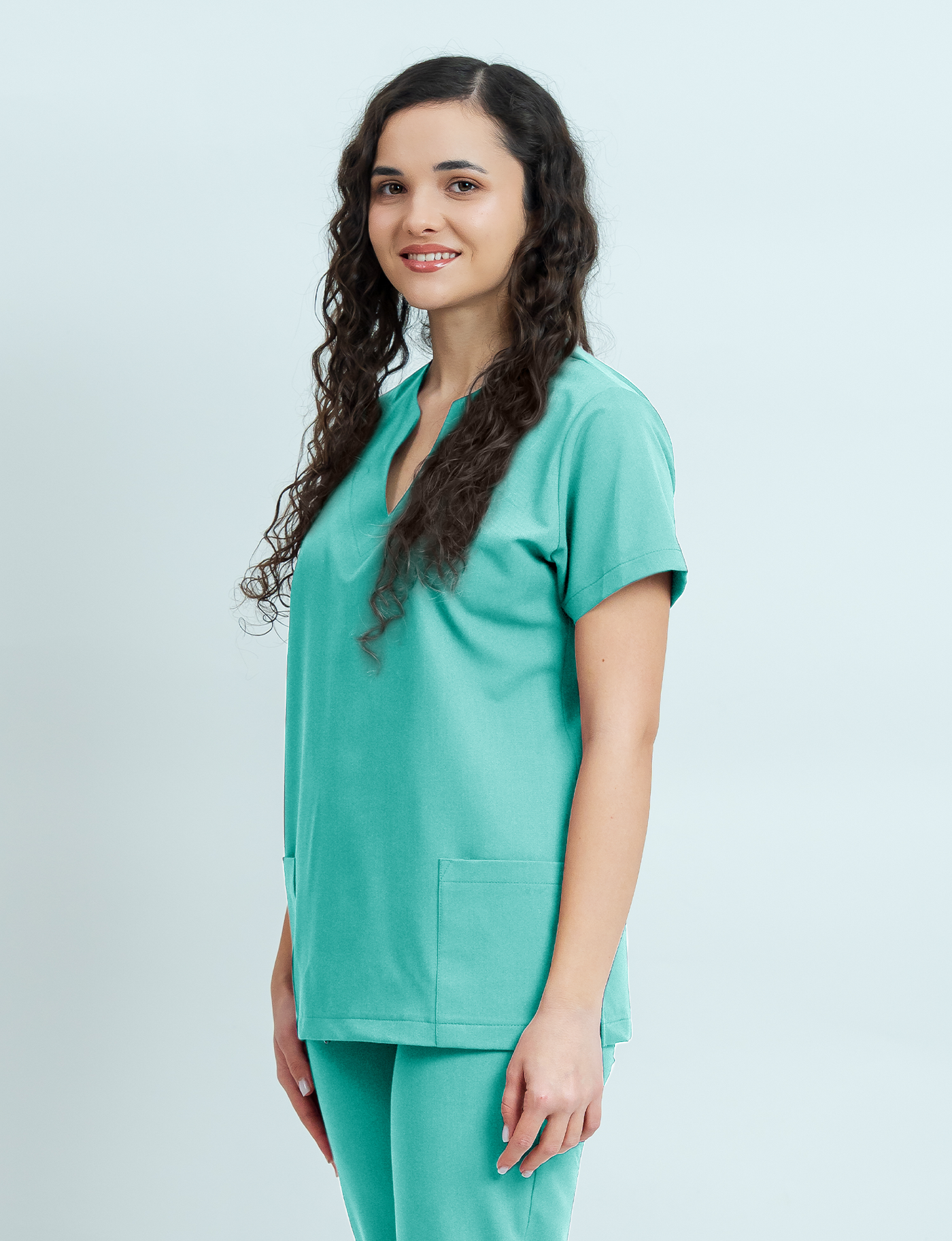 Bluză medicală Signature Minimal Dama - Caribe