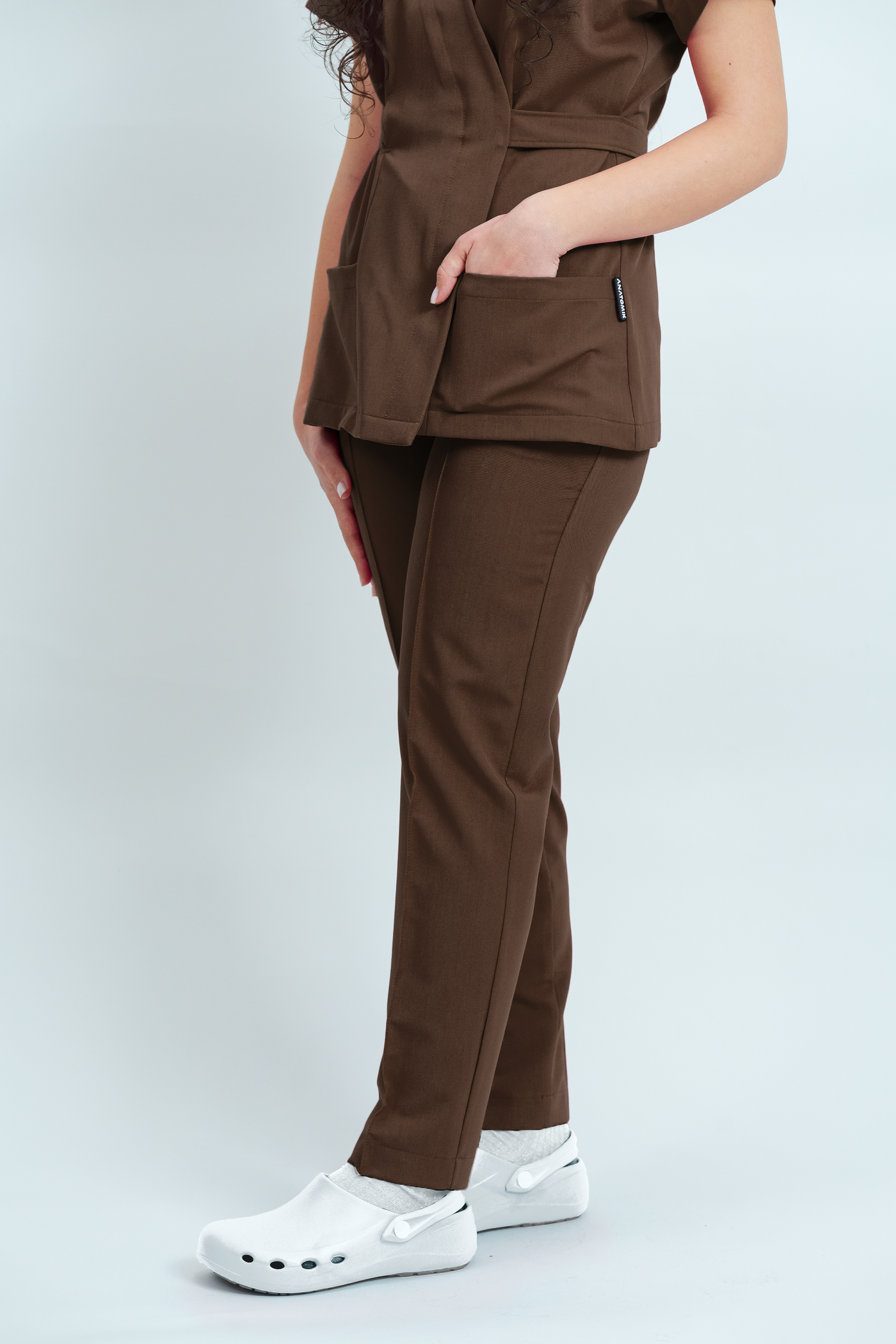Costum medical Signature Wrap Dama - Cocoa