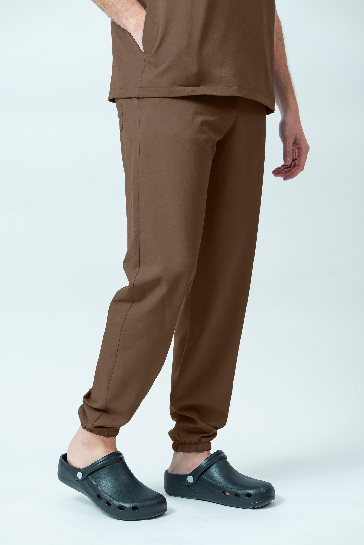 Pantaloni medicali Signature Jogger Barbat - Cocoa