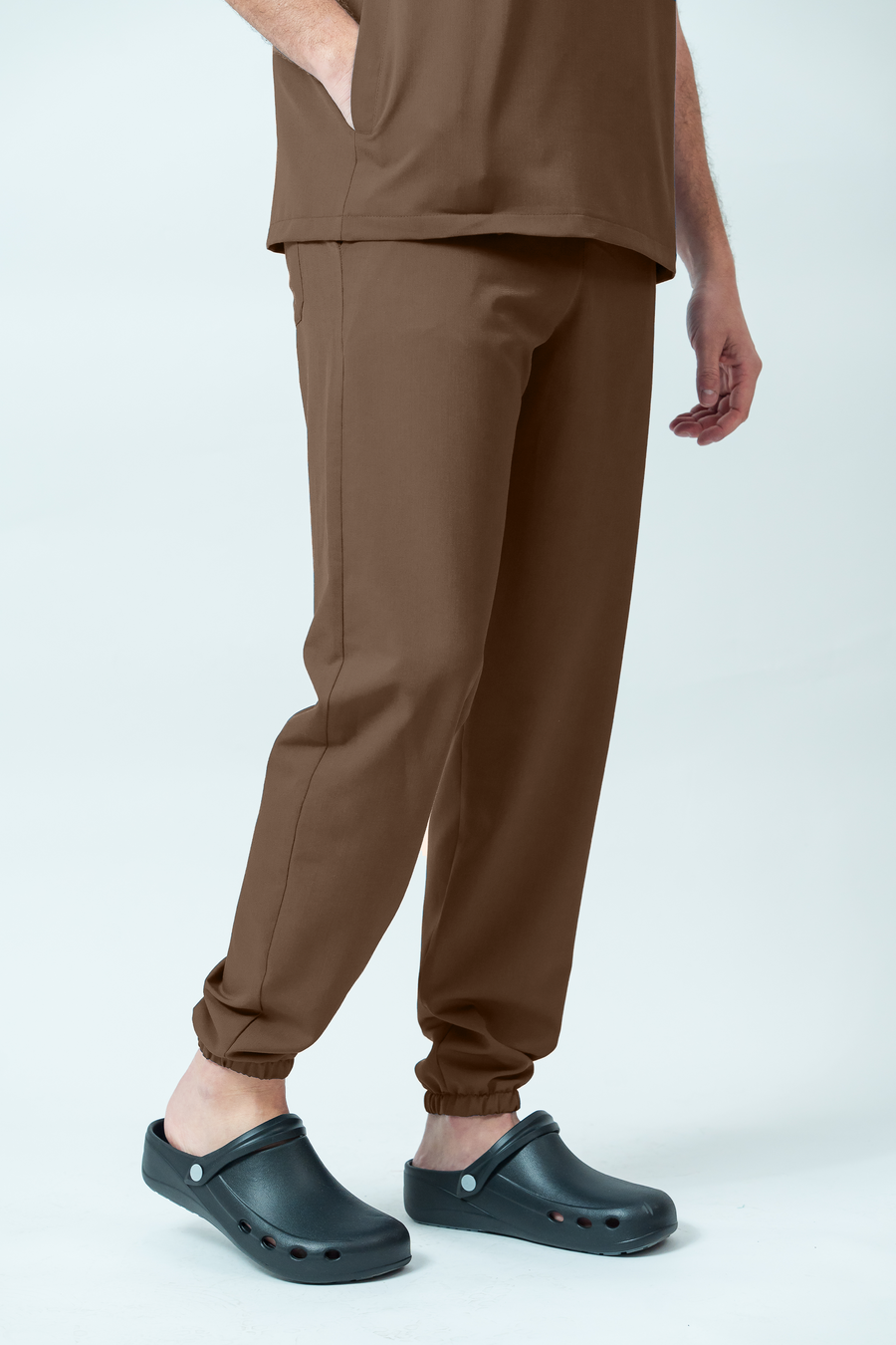 Pantaloni medicali Signature Jogger Barbat - Cocoa