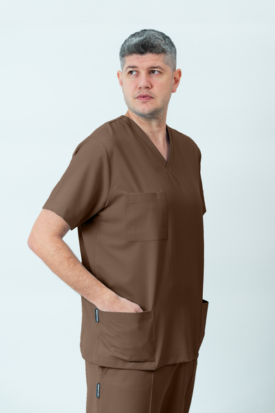Costum medical Signature Utility Barbat - Cocoa