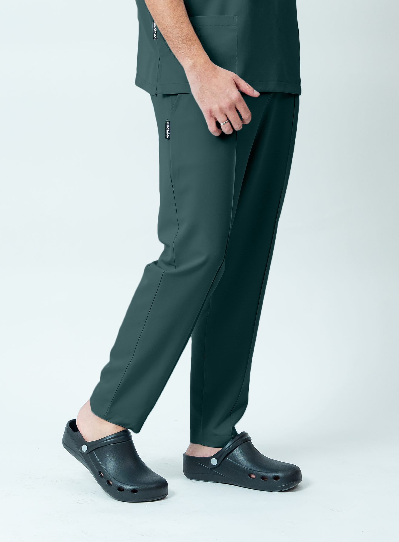 Pantaloni medicali Signature Tailored Barbat - Dark Pine