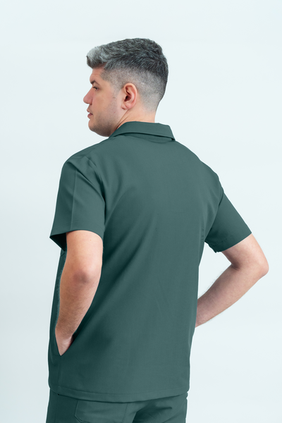 Bluză medicală Signature Polo Barbat - Dark Pine