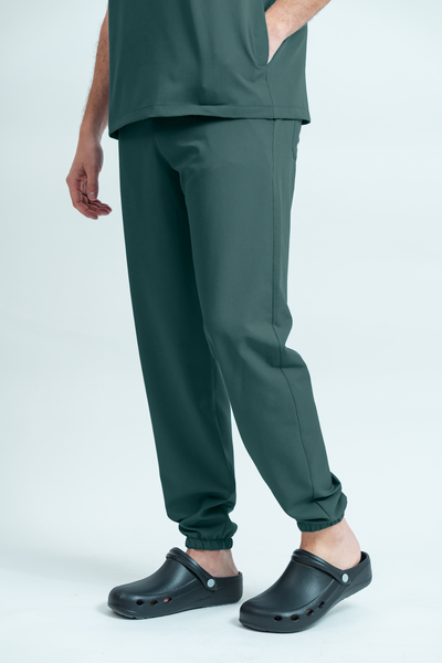 Pantaloni medicali Signature Jogger Barbat - Dark Pine