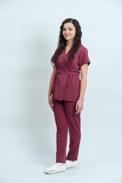 Costum medical Signature Wrap Dama - Dusty Rose