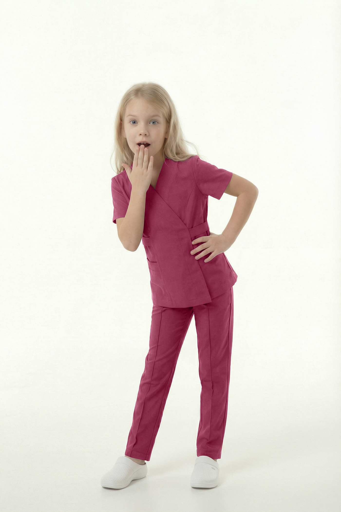 Costum medical Signature Wrap Fete - Dusty Rose