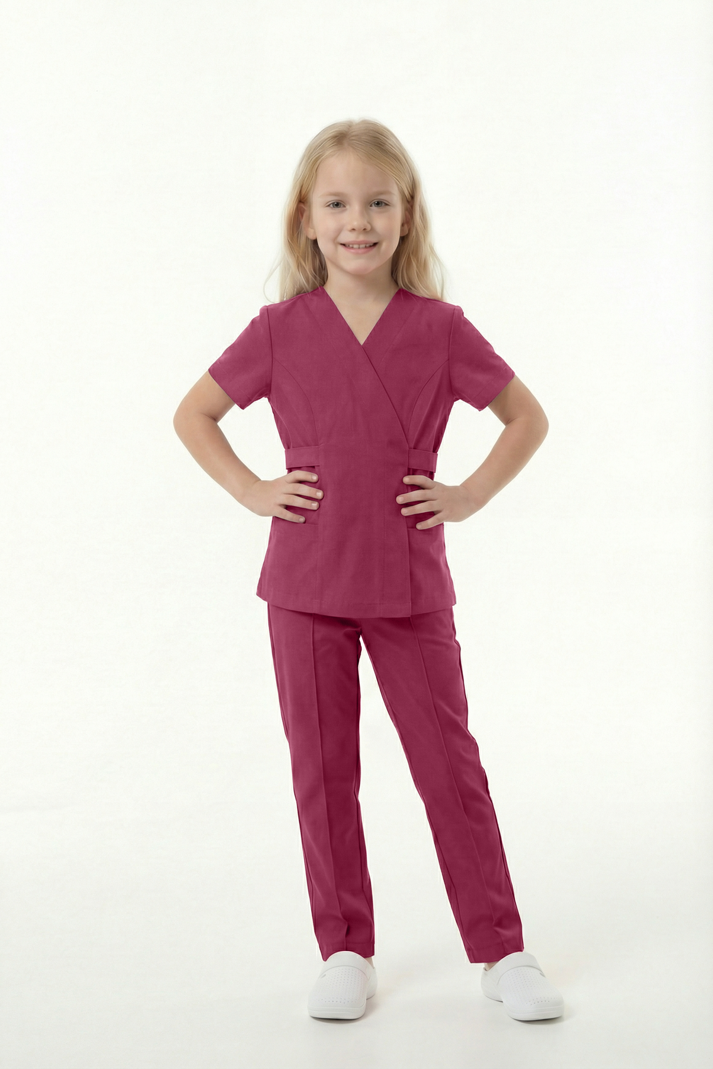 Costum medical Signature Wrap Fete - Dusty Rose