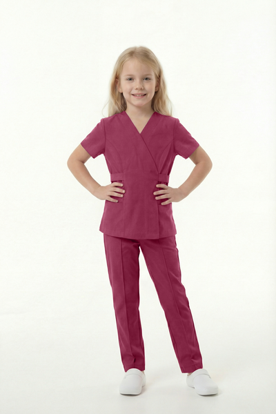 Costum medical Signature Wrap Fete - Dusty Rose