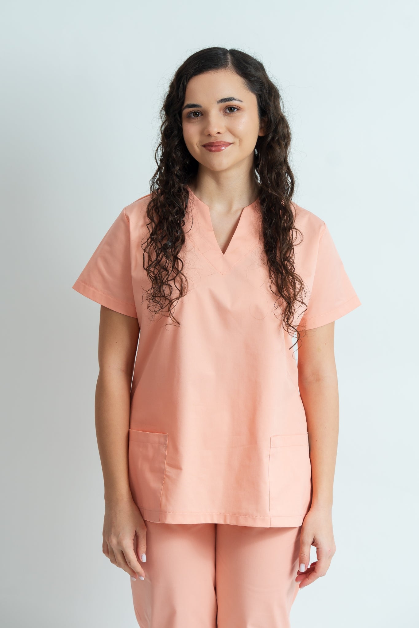 Costum medical Core Minimal Dama - Salmon