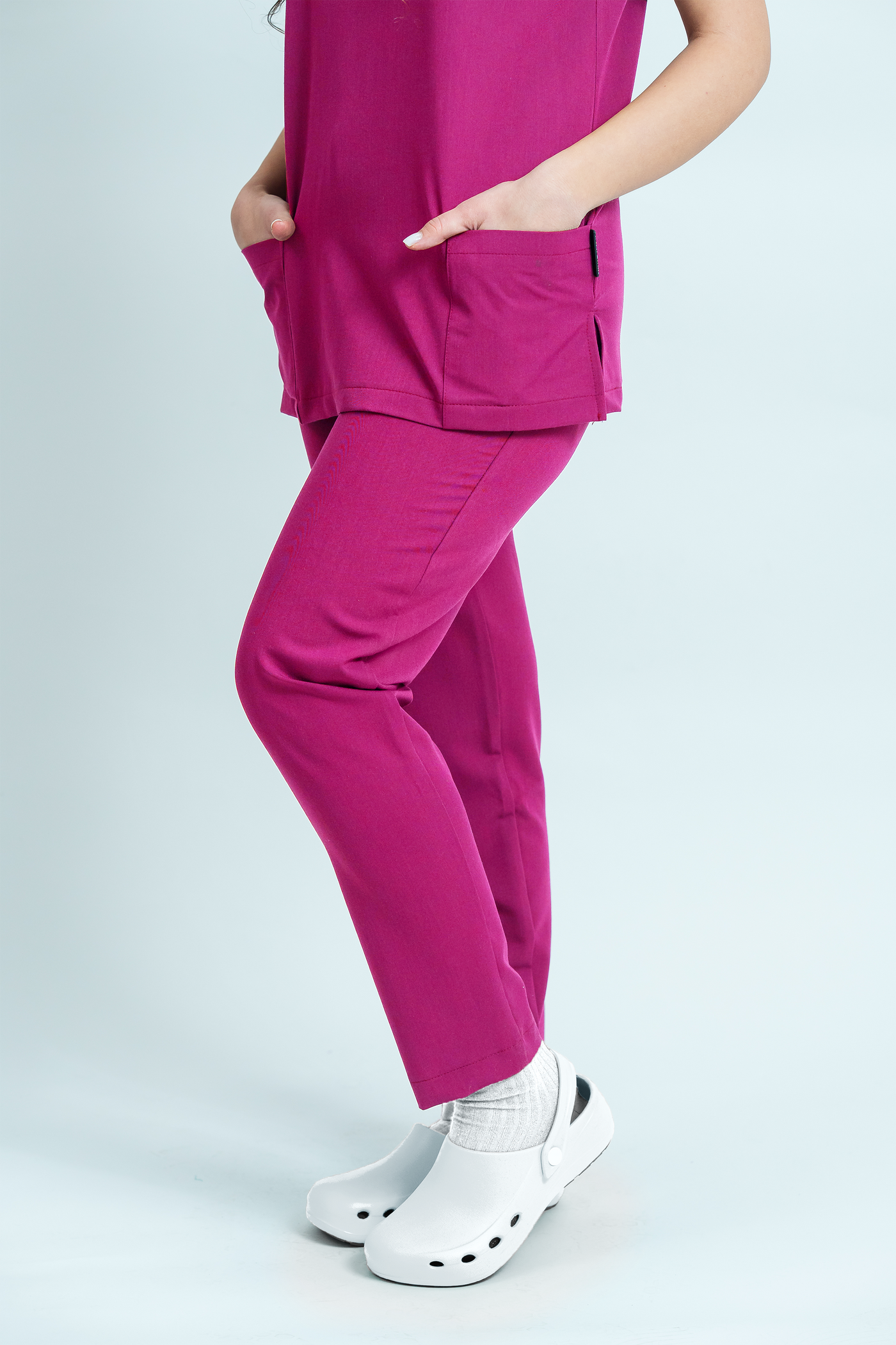 Costum medical Signature Minimal Dama - Fuchsia