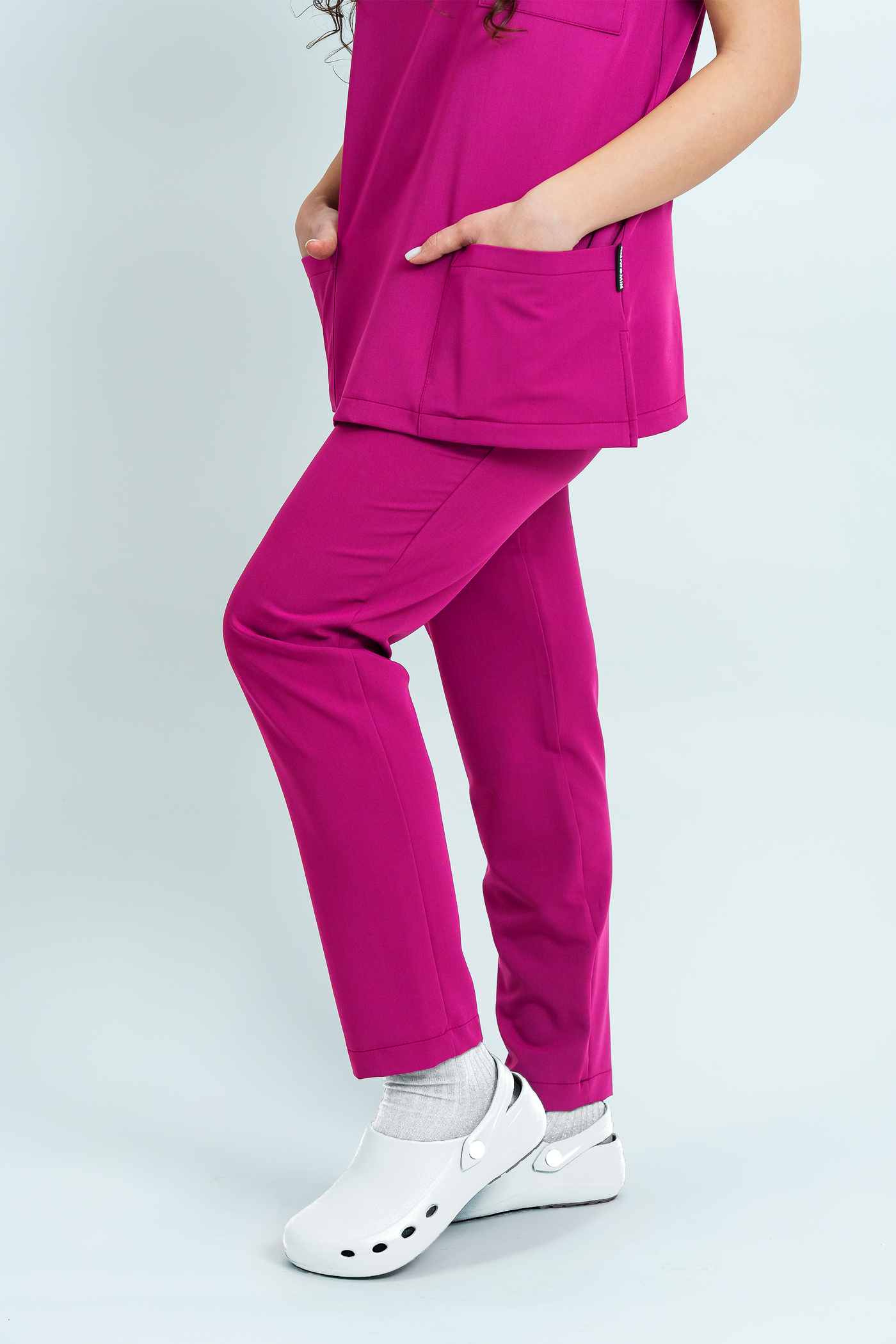 Costum medical Signature Utility Damă - Fuchsia