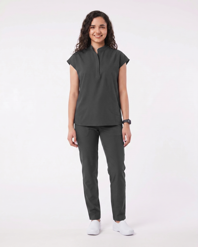 Costum medical Summer Flow Dama - Dark Grey