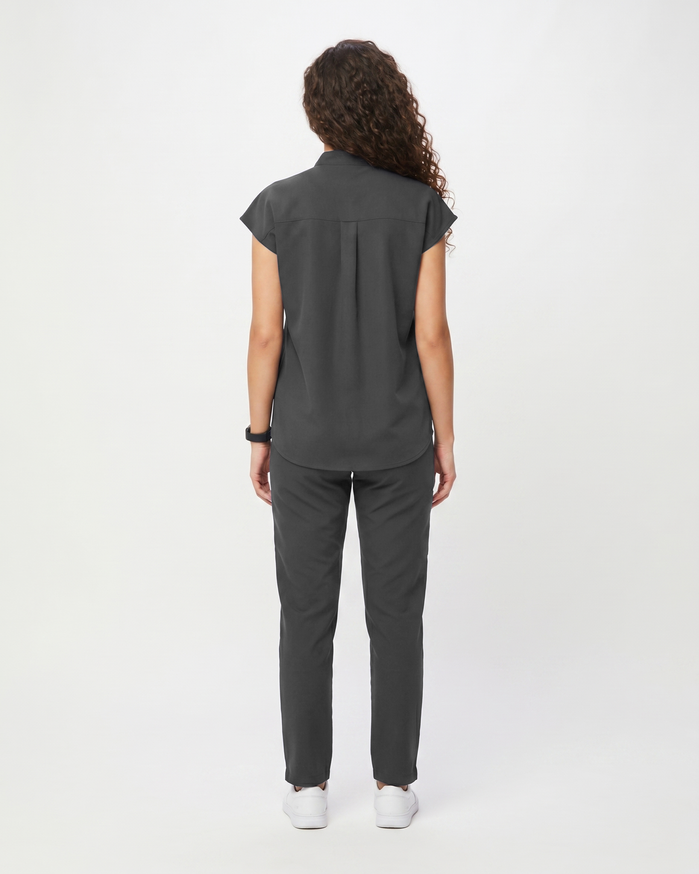 Costum medical Summer Flow Dama - Dark Grey