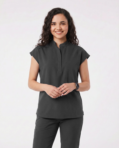 Costum medical Summer Flow Dama - Dark Grey