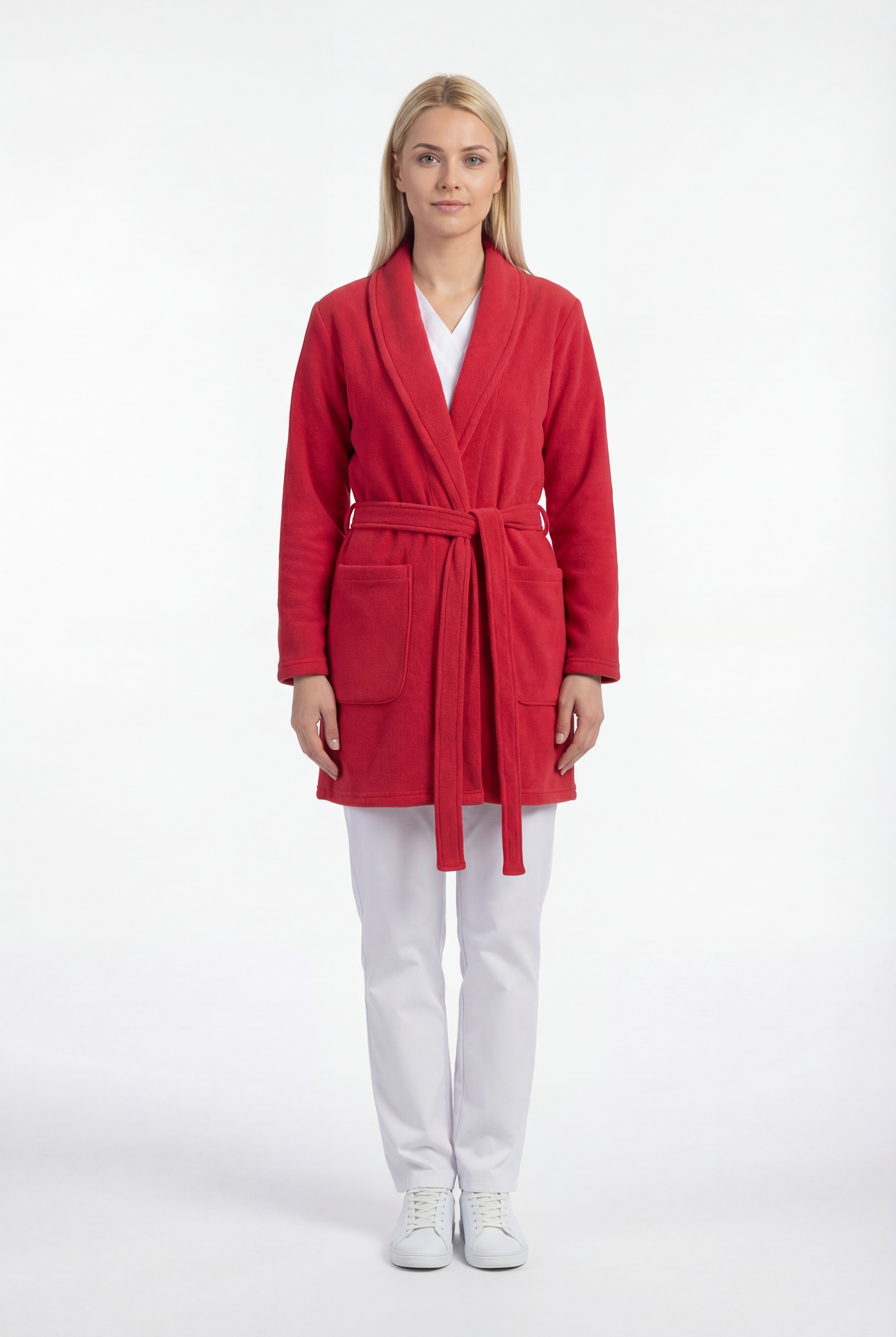 Halat medical polar Core Dama - Red