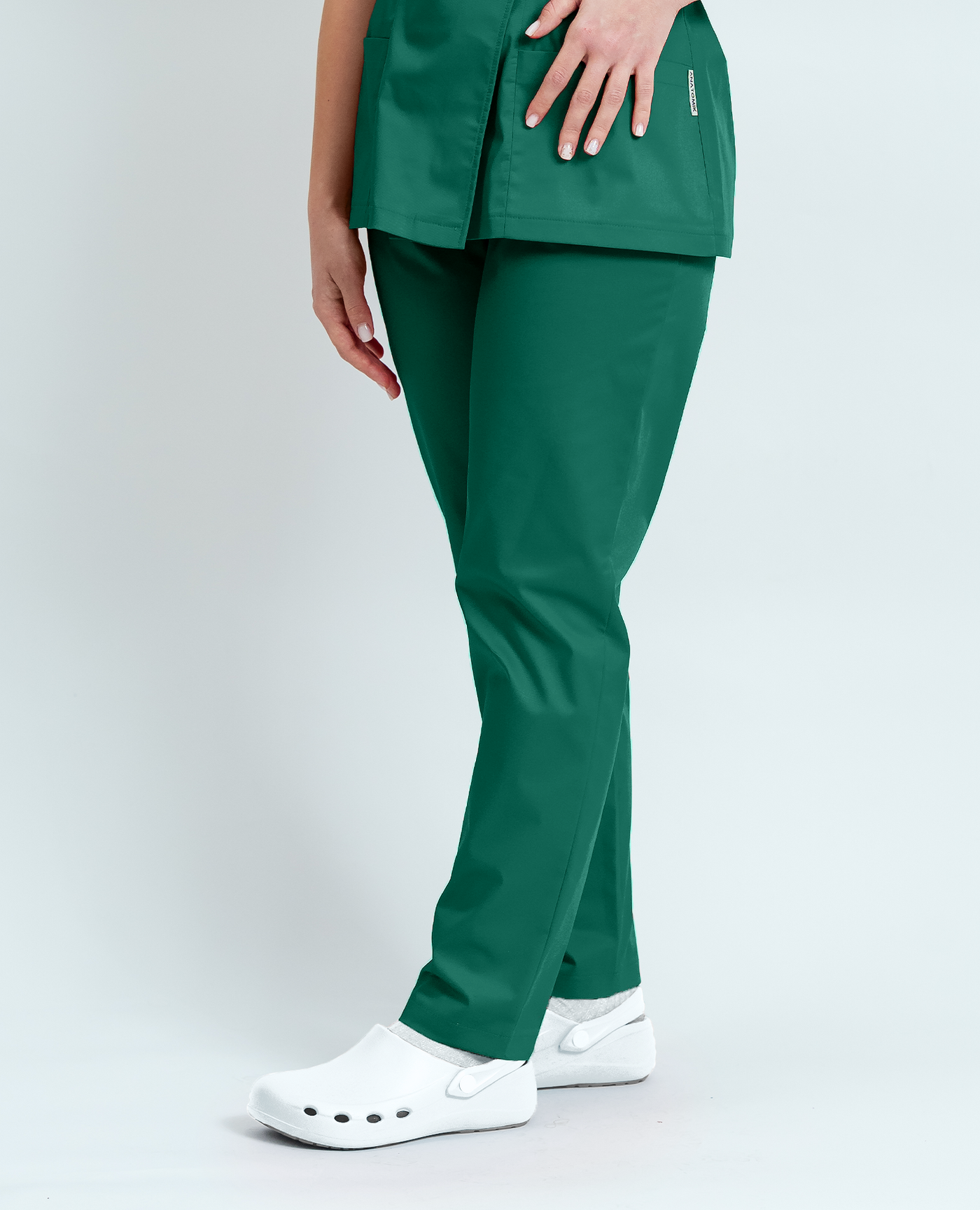 Pantaloni medicali Core Minimal Dama - Hospital Green