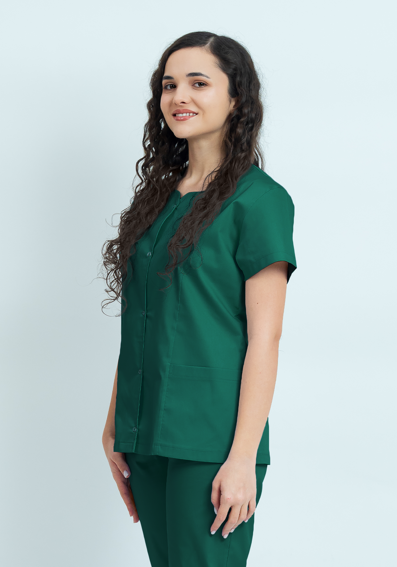 Costum medical Core Snap Dama - Hospital Green