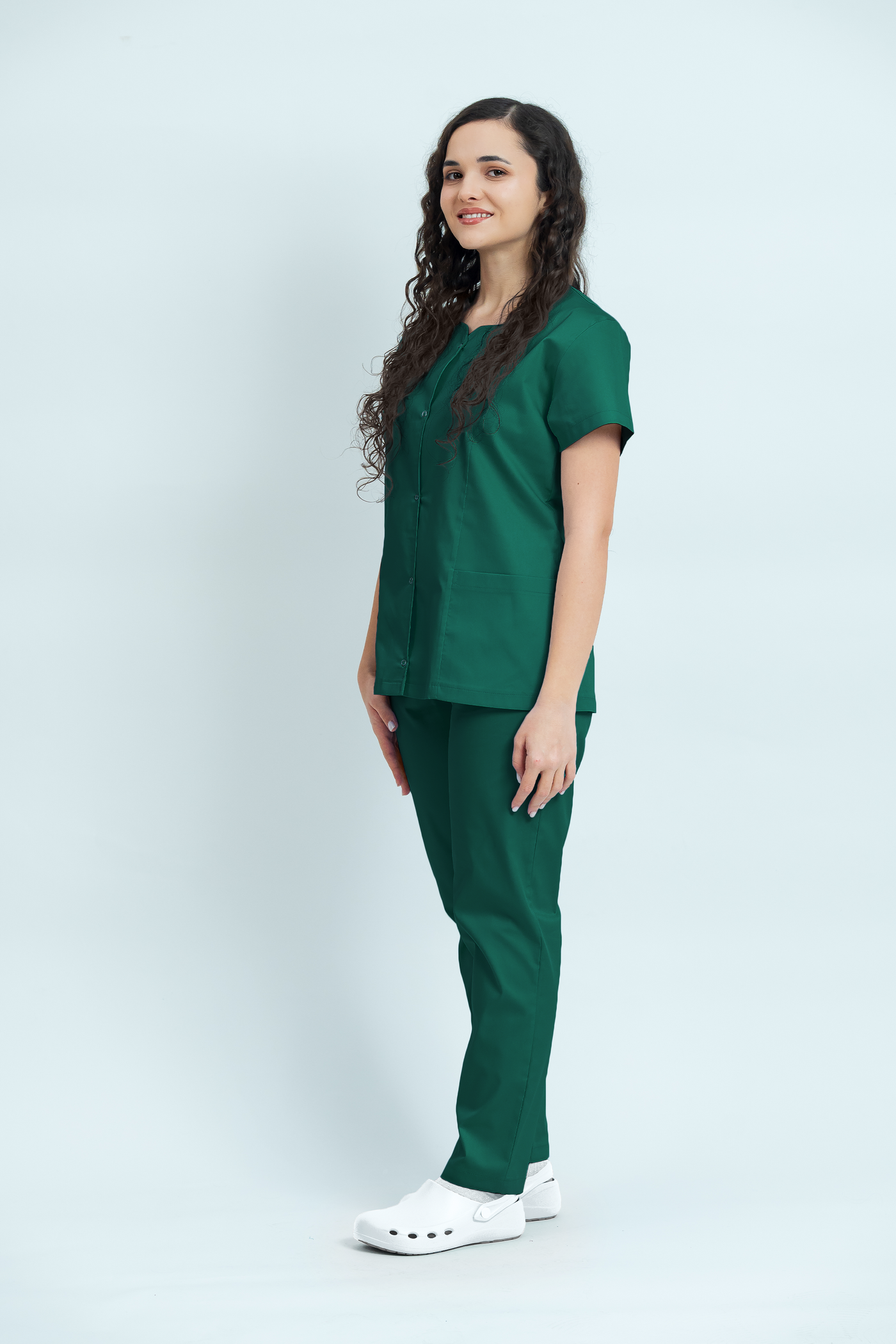 Costum medical Core Snap Dama - Hospital Green