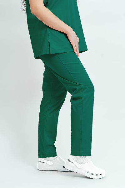 Pantaloni medicali Core Minimal Dama - Hospital Green