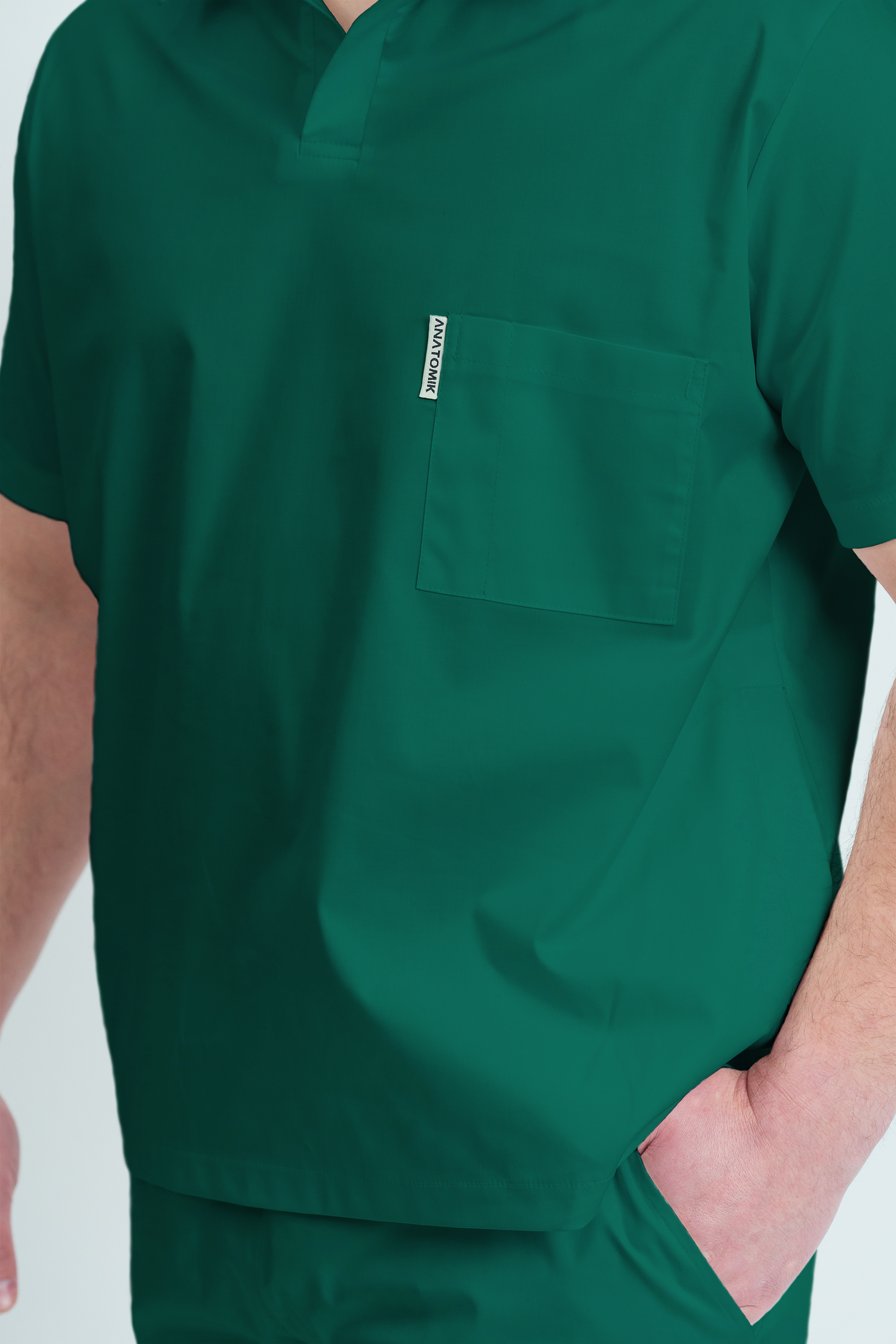 Costum medical Core Polo Barbat - Hospital Green