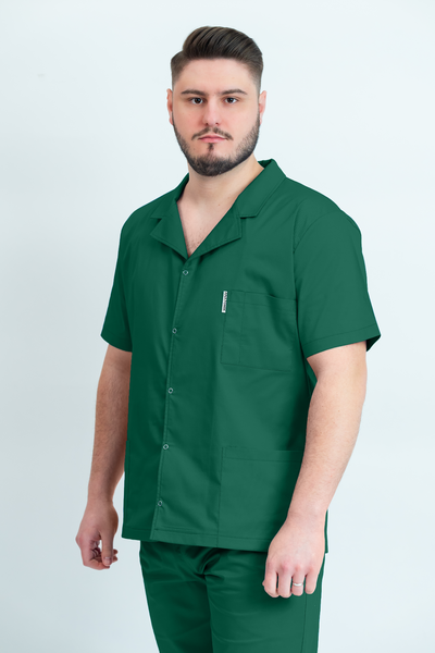 Bluză medicală Core Rever Barbat - Hospital Green