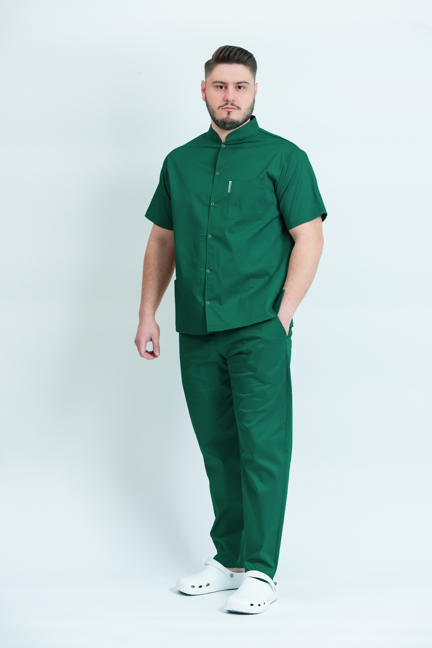 Costum medical Core Snap Barbat - Hospital Green