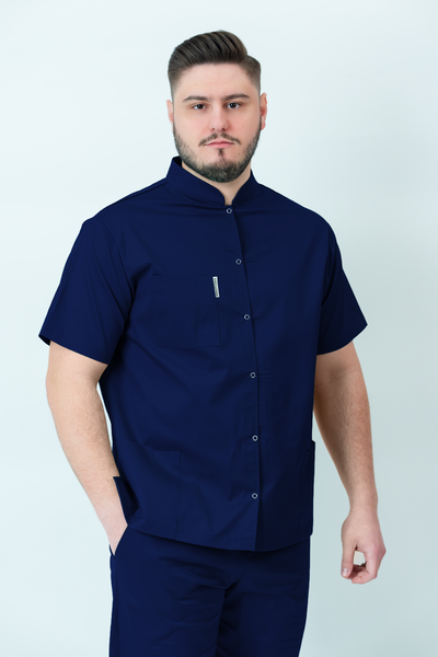 Bluză medicală Core Snap Barbat - Navy