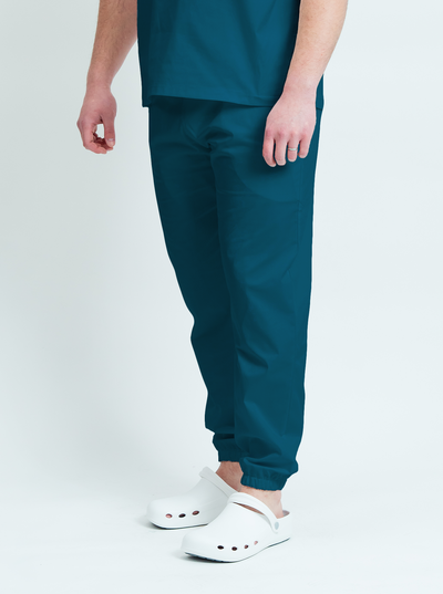 Pantaloni medicali Core Jogger Barbat - Ocean Green