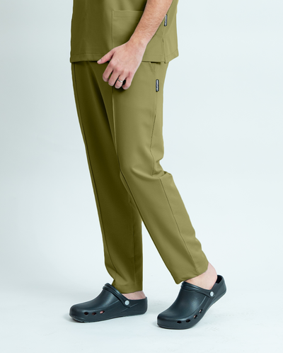 Pantaloni medicali Signature Tailored Barbat - Olive