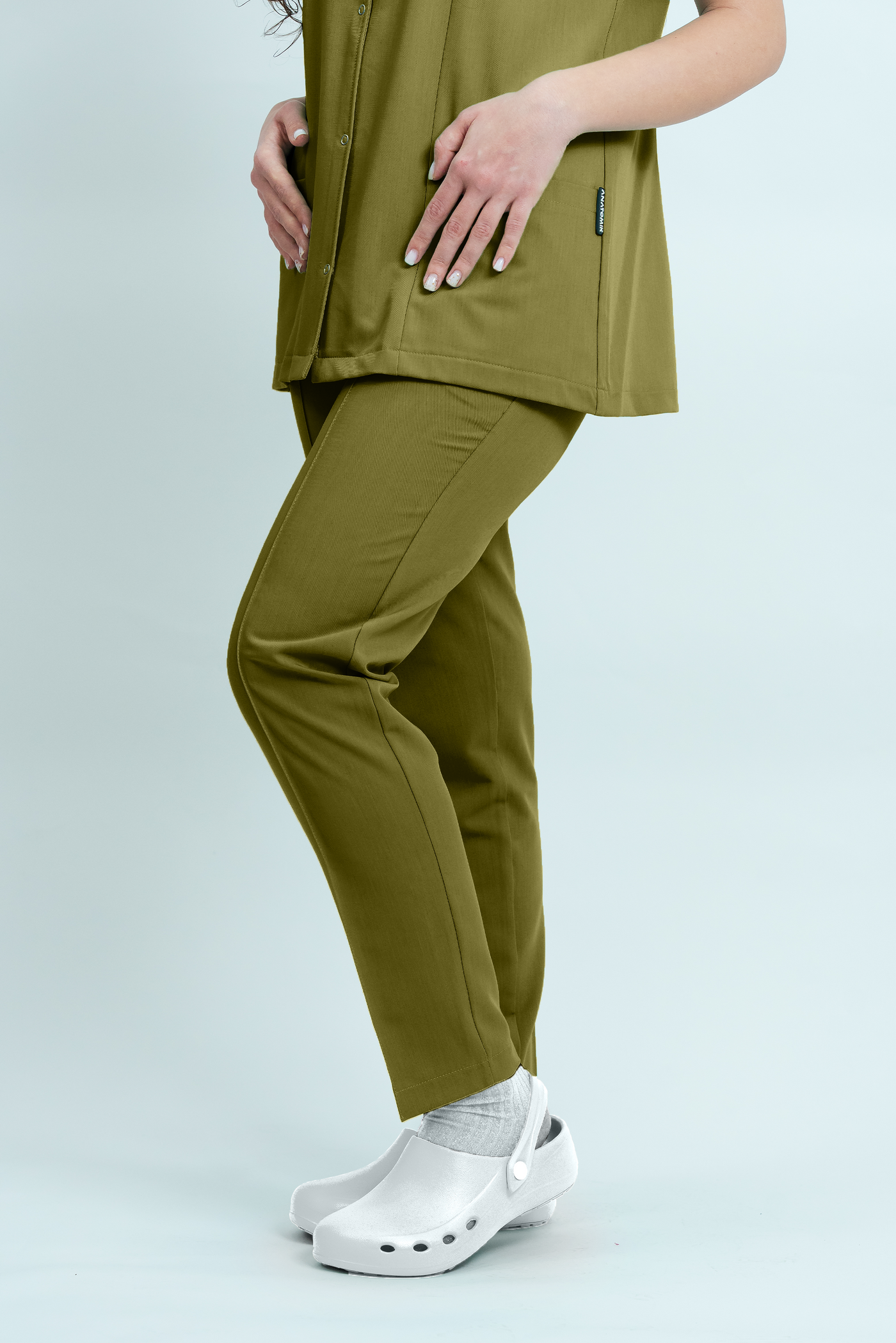 Costum medical Signature Snap Dama - Olive