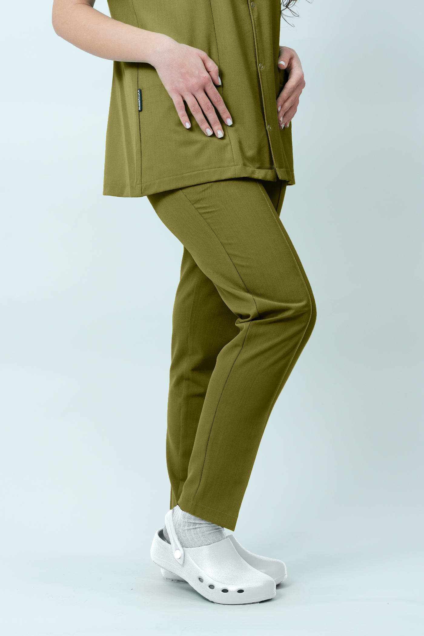 Pantaloni medicali Signature Tailored Dama - Olive