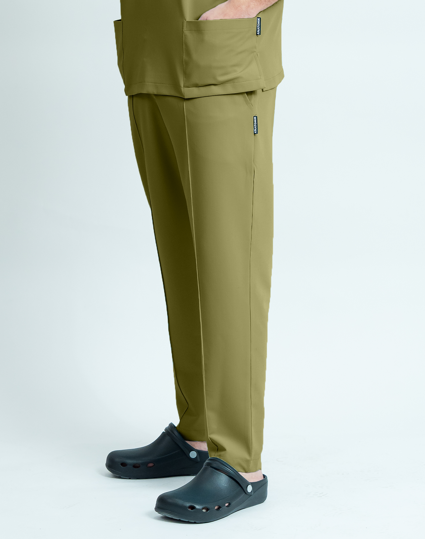 Pantaloni medicali Signature Tailored Barbat - Olive