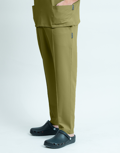 Pantaloni medicali Signature Tailored Barbat - Olive