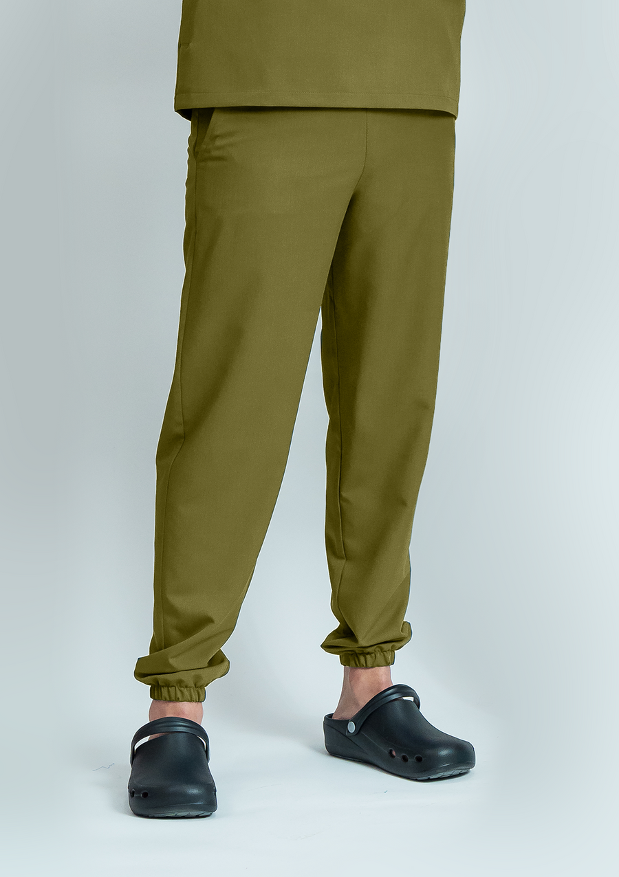 Pantaloni medicali Signature Jogger Barbat - Olive