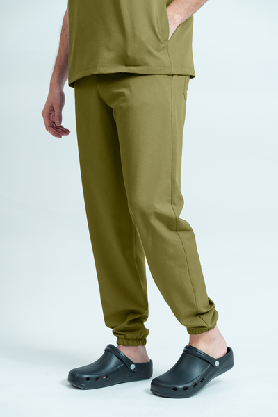 Pantaloni medicali Signature Jogger Barbat - Olive