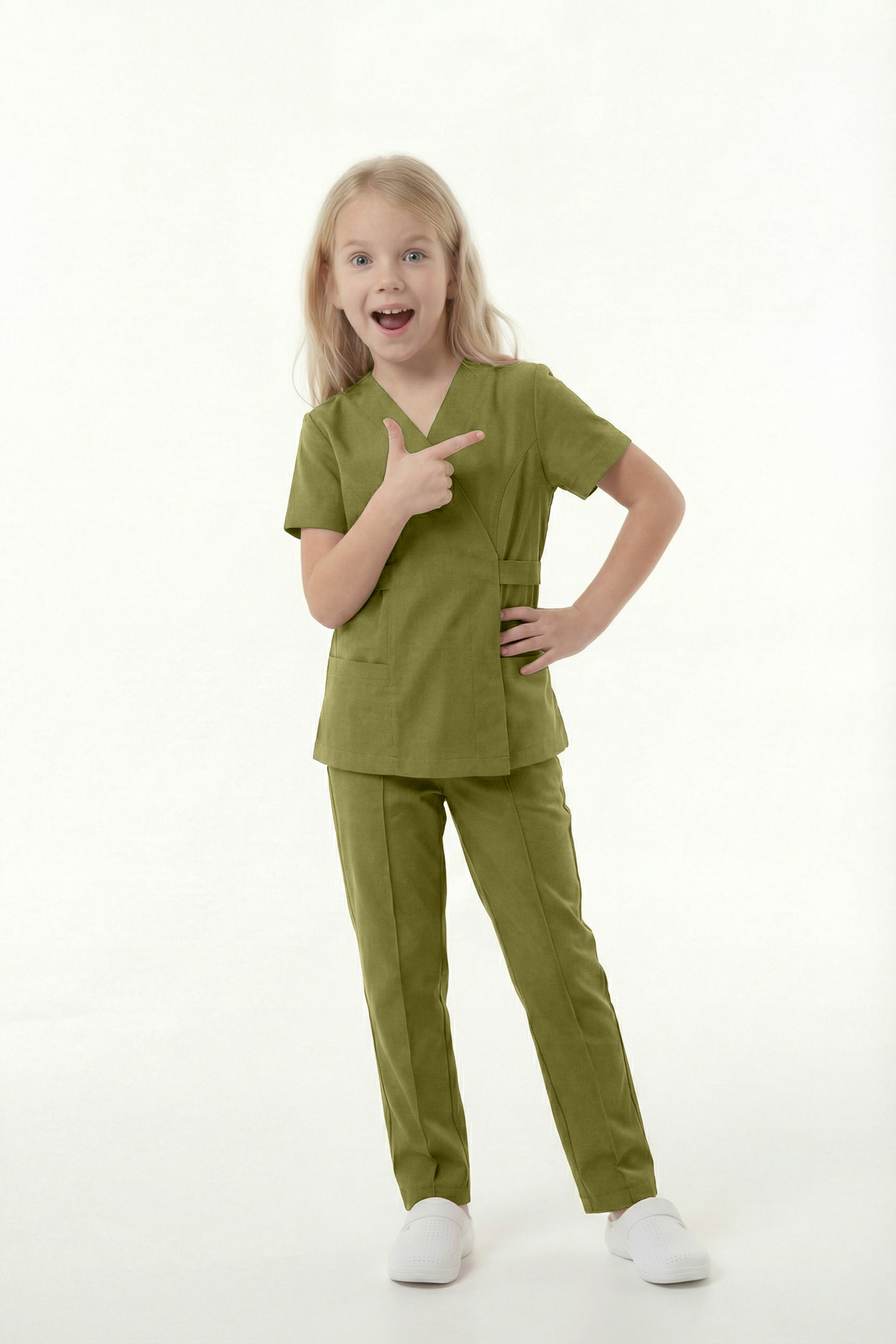 Costum medical Signature Wrap Fete - Olive