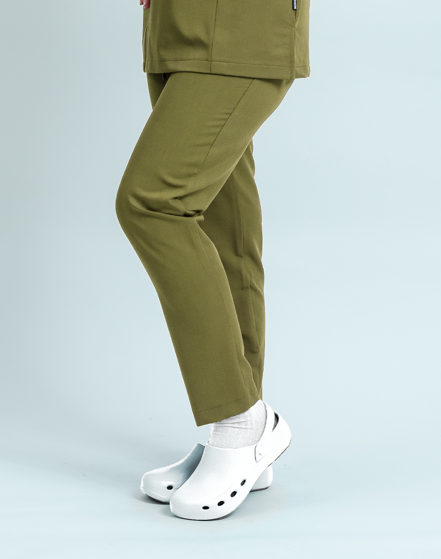 Pantaloni medicali Signature Minimal Dama - Olive