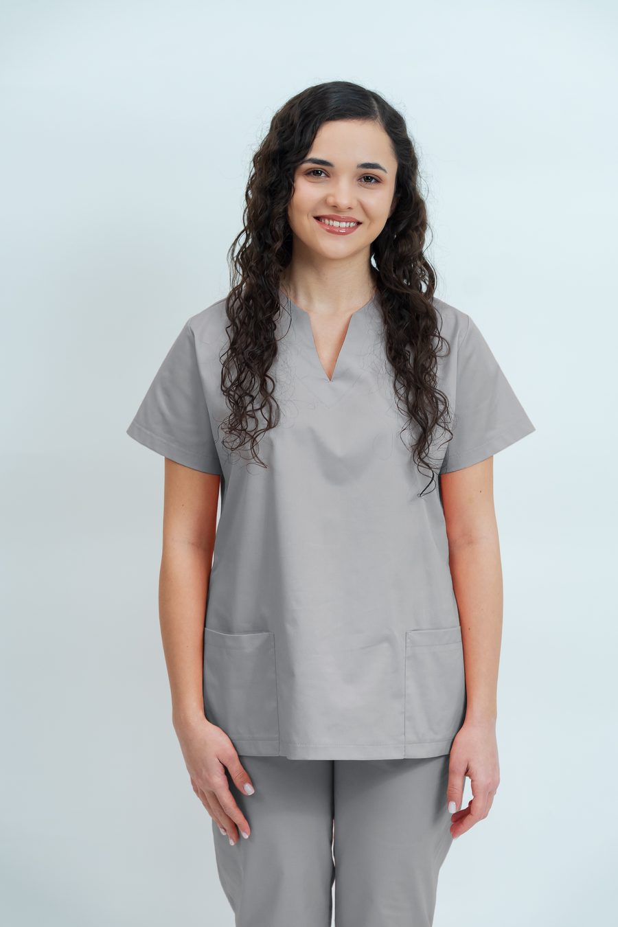 Costum medical Core Minimal Dama - Pale Grey